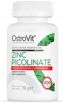 Suplement diety, Ostrovit, Pikolinian Cynku, Cynk Włosy Paznokcie, 200 Tab.