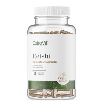 Suplement diety, OstroVit Reishi VEGE 60 kap ODPORNOŚĆ RELAKS STRES - OstroVit