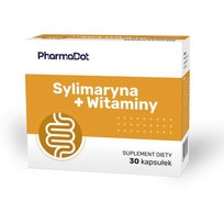Suplement diety, Pharma Dot Sylimaryna + Witaminy, 30 kapsułek PHARMA DOT