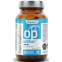 Suplement diety, Pharmovit Herballine Optikan 60 kap wzrok Pharmovit