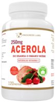 Suplement diety, Progress Labs, Acerola 250 mg, 120 pastylek do ssania Progress Labs