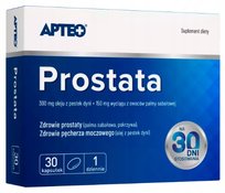 Suplement diety, PROSTATA palma sabałowa pestki dyni Apteo 30 kaps. APTEO