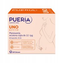 Suplement diety, Pueria Uno Active Witaminy D, Jod, B12 Kwasy Omega 3 60 Kaps. USP Zdrowie