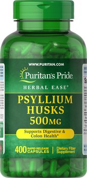Suplement diety, Puritan's Pride, Psyllium Husks, Łuski nasion 500 mg, 400 kaps. - Puritan's Pride