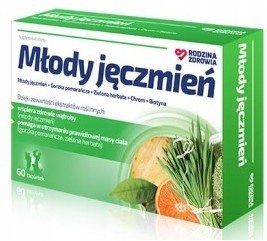 Suplement diety, Rodzina Zdrowia, Młody jęczmień, 60 tabl. - Rodzina Zdrowia