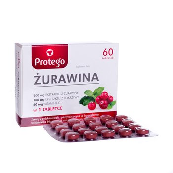 Suplement diety, Salvum Lab, Protego, Żurawina, 60 tabletek - Salvum Lab