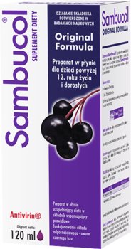 Suplement diety, Sambucol Original Formula, suplement diety, 120 ml - Adamed