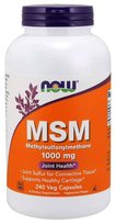 Suplement diety, Siarka MSM - Metylosulfonylometan 1000 mg (240 kaps.) Now Foods