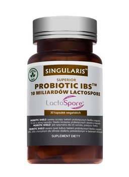 Suplement diety, Singularis Superior Probiotic IBS 10 mld Lactospore, suplement diety, 30 kapsułek - Singularis Superior