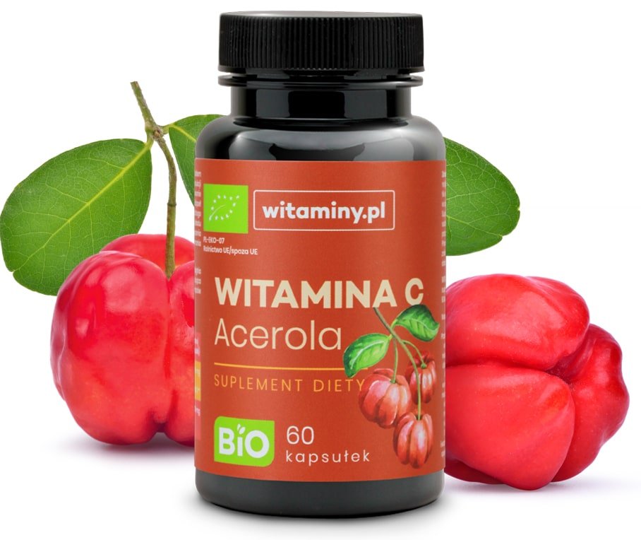 Suplement Diety, Skoczylas, Witamina C Acerola BIO, 60 Kaps. | Sklep ...