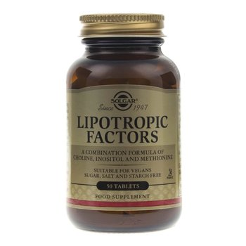 Suplement diety, Solgar, Lipotropic Factors, 50 tabletek - Solgar