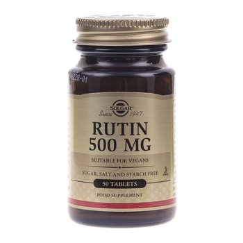 Suplement diety, Solgar, Rutyna, 500 mg, 50 tabletek - Solgar