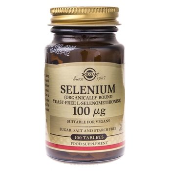 Suplement diety, Solgar, Selen 100 µg, 100 tabletek - Solgar