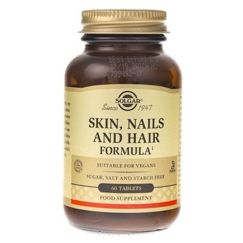 Suplement diety, Solgar, Włosy, skóra, paznokcie, 60 tabletek - Solgar