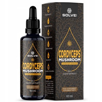Suplement diety, Solve Labs, Cordyceps (Cordyceps sinensis) w kroplach, 60ml - Solve Labs