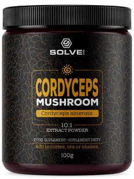 Suplement diety, Solve Labs, Cordyceps Mushroom proszek, 100 g - Solve Labs