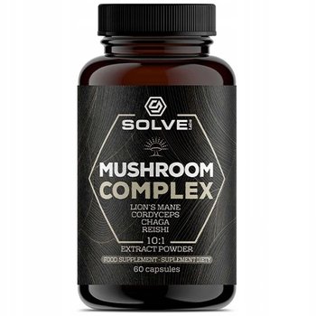Suplement Diety, Solve Labs, Mushroom Complex, 60 Kaps. - Solve Labs