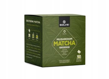 Suplement diety, Solve Labs, Mushroom Matcha Elixir, 12 Saszetek - Solve Labs