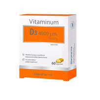 Suplement diety, Starpharma Vitaminum D3 4000 j.m. Strong 60 k Starpharma