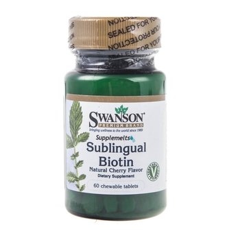 Suplement diety, Swanson, Biotyna, 5000 mcg, 60 tabletek - Swanson