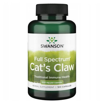 Suplement diety, Swanson, Cat's Claw, 500mg, 250kaps - Swanson