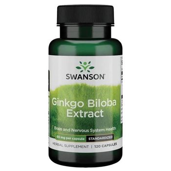 Suplement diety, Swanson, Ginkgo Select, 60 Mg, 120 Kapsułek - Swanson