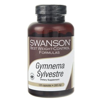 Suplement diety, Swanson, Gymnema Sylvestre standarazyowana 300 mg, 120 kapsułek - Swanson