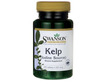 Suplement diety, Swanson, Kelp, 250 tabletek - Swanson