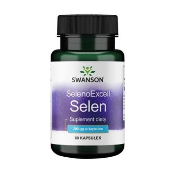 Suplement diety, Swanson Selenoexcell 0,2 Mg - 60 Kaps. - Swanson