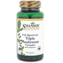 Suplement diety SWANSON Triple Mushroom Complex, 60 kapsułek Swanson