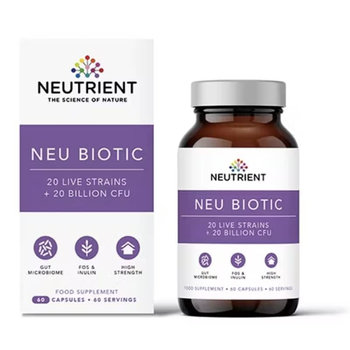 Suplement diety, Synbiotyk Neu Biotic Neutrient, 60 kapsułek - inna
