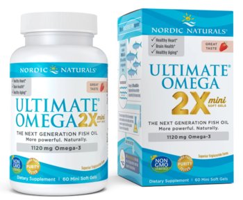 Suplement diety, Ultimate Omega 2X Mini (60 kaps.) - Nordic Naturals