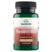 Suplement diety, Ultra Resveratrol SWANSON, 250 mg, 30 kapsułek
