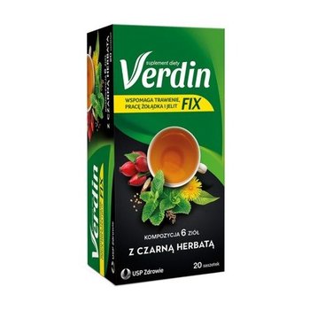 Suplement diety, Verdin Fix z czarną herbatą, suplement diety, 20 saszetek - USP Zdrowie