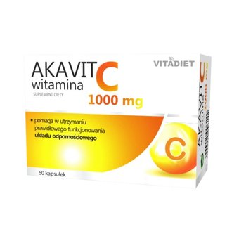 Suplement diety, Vitadiet Akavit Witamina C 1000 Mg 60 K Odporność - VitaDiet