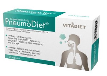 Suplement diety, Vitadiet PneumoDiet 28 kapsułek - Vitadiet