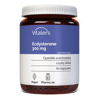 Suplement diety, Vitaler's Ecdysterone (Ekdysteron) 300 mg, 60 kapsułek Vitaler's