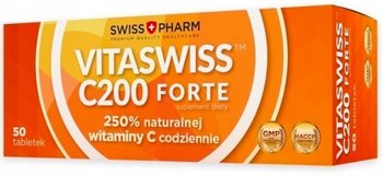 Suplement diety, Vitaswiss C200 Forte Witamina C 50 Tab. - SwissPharm