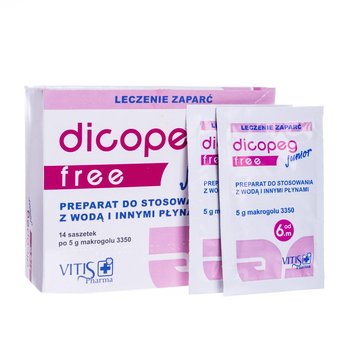 Suplement diety, Vitis Pharma, Dicopeg Junior Free, 14 saszetek - VITIS PHARMA