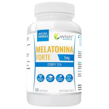 Suplement diety, WISH Melatonina Forte 60 kaps - Wish