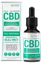 Suplement diety, Wish, Olej Konopny Cbd 5% Full Spectrum + Mct, 10 Ml
