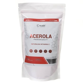 Suplement diety, Wish Pharmaceutical, Acerola naturalna witamina C w proszku, 500 g - Wish Pharmaceutical