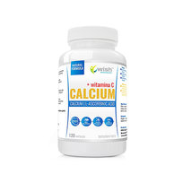 Suplement diety, Wish Pharmaceutical Calcium + Vitamin C - 120Caps. Wish Pharmaceutical