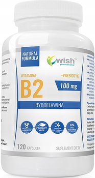 Suplement diety, Wish, Witamina B2 Ryboflawina Prebiotyk, 120 Kaps. - Wish Pharmaceutical