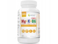 Suplement diety, Wish, Witaminy i minerały, Mg+K+Vit B6 Forte, 120 kaps Wish