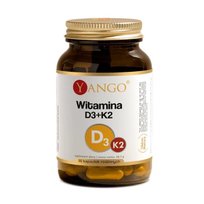 Suplement Diety, Yango Witamina D3+k2, Na Kości 90 Kapsułek Yango