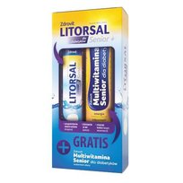 Suplement diety, ZDROVIT Litorsal Senior+ dla diabetyków 20 tab. mus. + Multiwitamina Senior 24 tab. mus. Inna marka