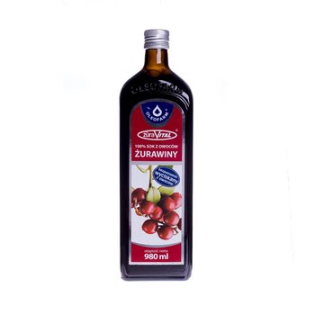 Suplement diety, ŻuraVital, sok z owoców żurawiny, 980 ml - Oleofarm