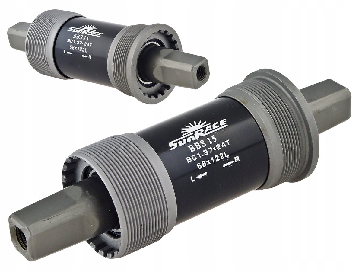 Boîtier De Pédalier Carré SunRace BBS15 – BSA 68 Mm Pour Vélo