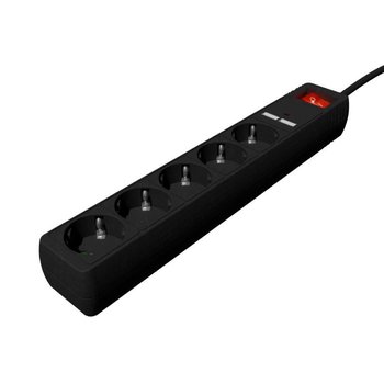 Surge protector 5 sockets 1.5m Gembird SPG5-U2-5-02 - Gembird